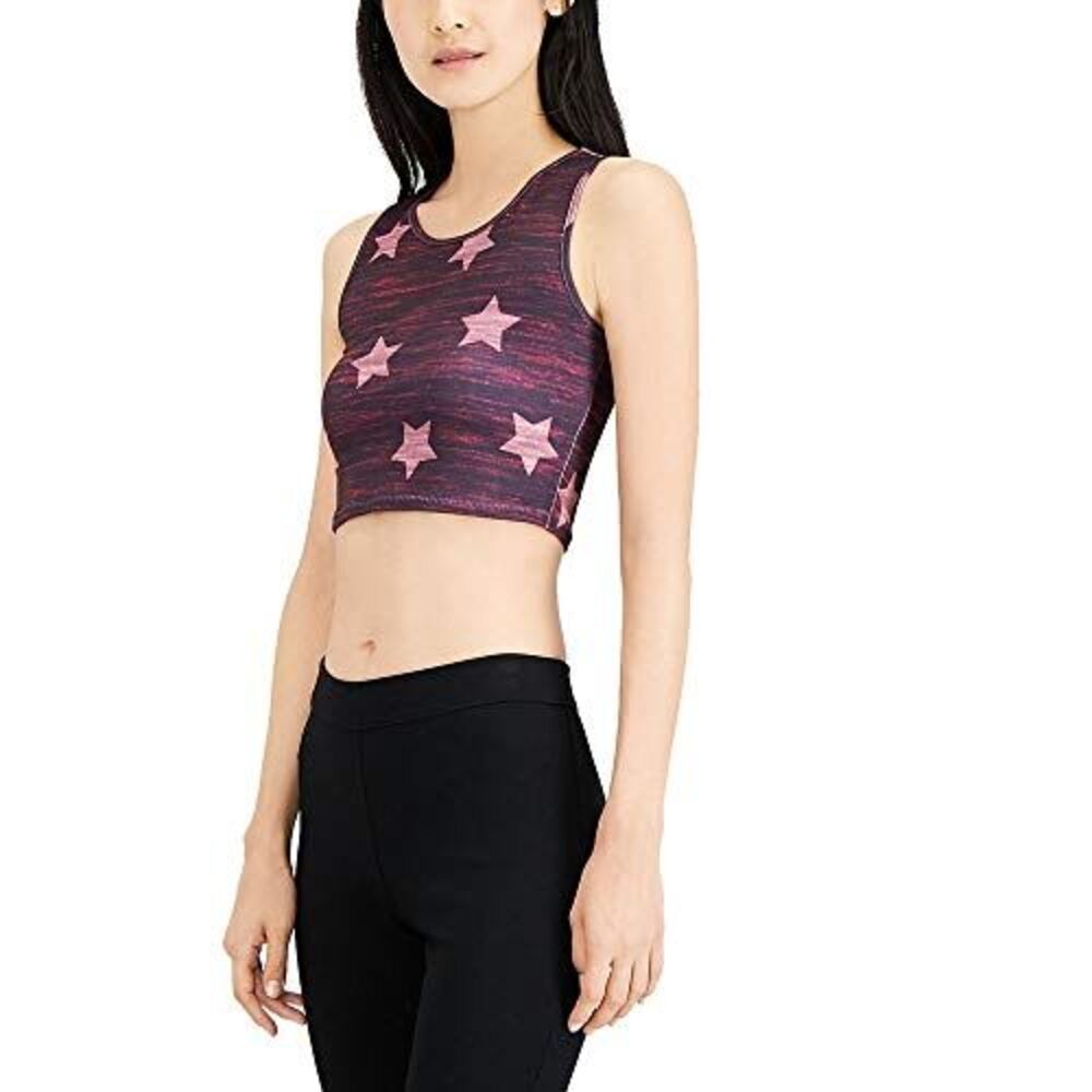 Material Girl Juniors Star Print Sports Bra